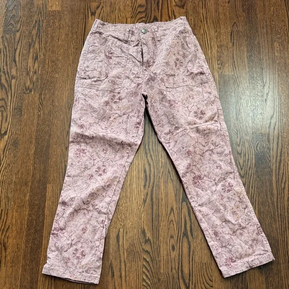 🎈🎈KNOX ROSE Floral Mauve Pants - Picture 1 of 7